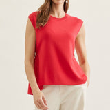 Scarlet Charm Sweater Tank