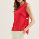 Scarlet Charm Sweater Tank