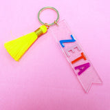 Sorority Tassel Key Fob