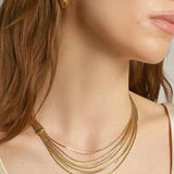 Urania Layered Chain Necklace