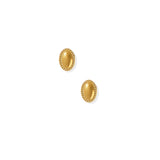 Screwback Stud Earrings - Drew Oval Gold