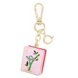 Lucky Pink Mahjong Tile Bag Charm