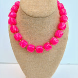 Electric Bloom Statement Necklace