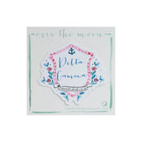 Sorority Watercolor Crest Vinyl Decal