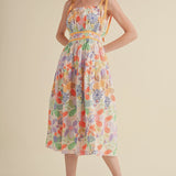 Ivory Multi Floral Dress