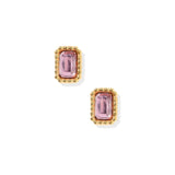 Screwback Stud Earrings - Madison Pink
