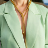 Soleil Multi-Strand Y-Drop Necklace