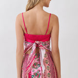 Santorini Sunset Scarf Print Cami Top