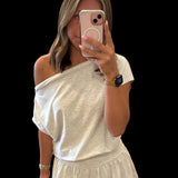 Hot Shot City Dress - Heather Grey