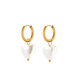 Willa Heart Huggie Earrings