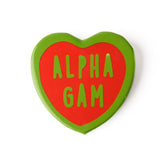 Sorority Sweet Heart Button