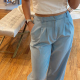 Vintage Blues Pleated Pants