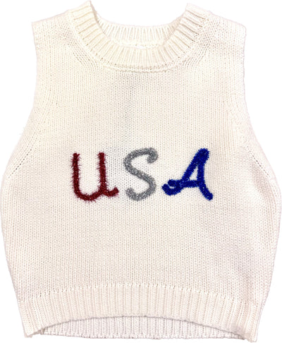 USA Knit Sweater Tank