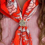 Amy Dogwood Flower Brass Bandana Ring