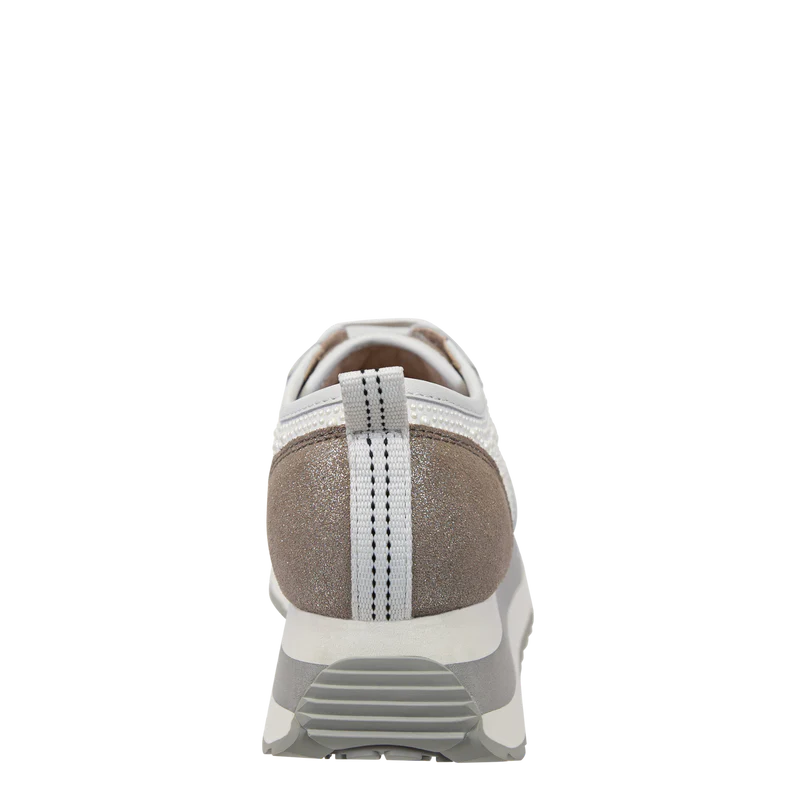 Kinetic Platform Sneakers - White Pearl