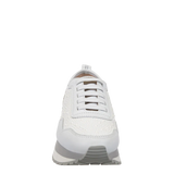 Kinetic Platform Sneakers - White Pearl