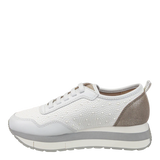 Kinetic Platform Sneakers - White Pearl