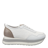 Kinetic Platform Sneakers - White Pearl