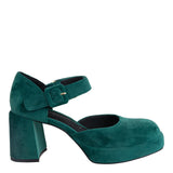 Estonia Emerald Heeled Clogs