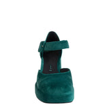 Estonia Emerald Heeled Clogs