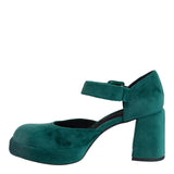 Estonia Emerald Heeled Clogs