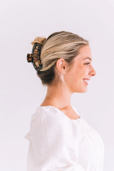 Open Tortoise Large Hair Clip