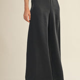 Black Satin Pants