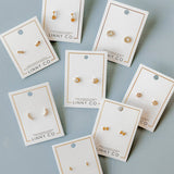Screwback Stud Earrings - Abigail Pearl