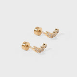 Screwback Stud Earrings - Abigail