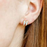 Screwback Stud Earrings - Finley Bow
