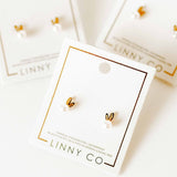 Screwback Stud Earrings - Heidi Pearl Bunny