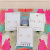 Screwback Stud Earrings - Heidi Pearl Bunny