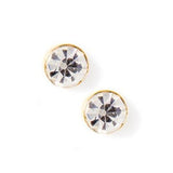 Screwback Stud Earrings - Juliet Clear 5MM