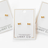 Screwback Stud Earrings - Kate Candy Gold
