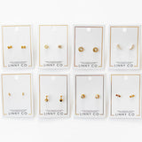 Screwback Stud Earrings - Kate Candy Gold