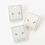 Screwback Stud Earrings - Kate Candy Gold