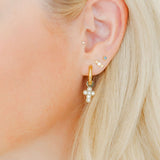Screwback Stud Earrings - Kate Candy Gold