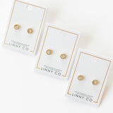 Screwback Stud Earrings - Lainey Gold