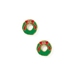 Screwback Stud Earrings - Leighton Wreath