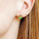 Screwback Stud Earrings - Leighton Wreath