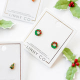 Screwback Stud Earrings - Leighton Wreath