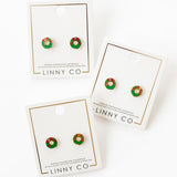 Screwback Stud Earrings - Leighton Wreath