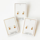 Screwback Stud Earrings - Millie Heart