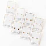 Screwback Stud Earrings - Millie Heart