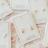 Screwback Stud Earrings - Millie Heart