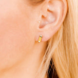 Screwback Stud Earrings - Pencil