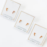 Screwback Stud Earrings - Peppermint Twist