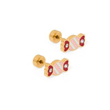 Screwback Stud Earrings - Taffy