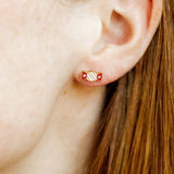Screwback Stud Earrings - Taffy