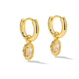 MINI ELLIE LUXE HUGGIE EARRINGS